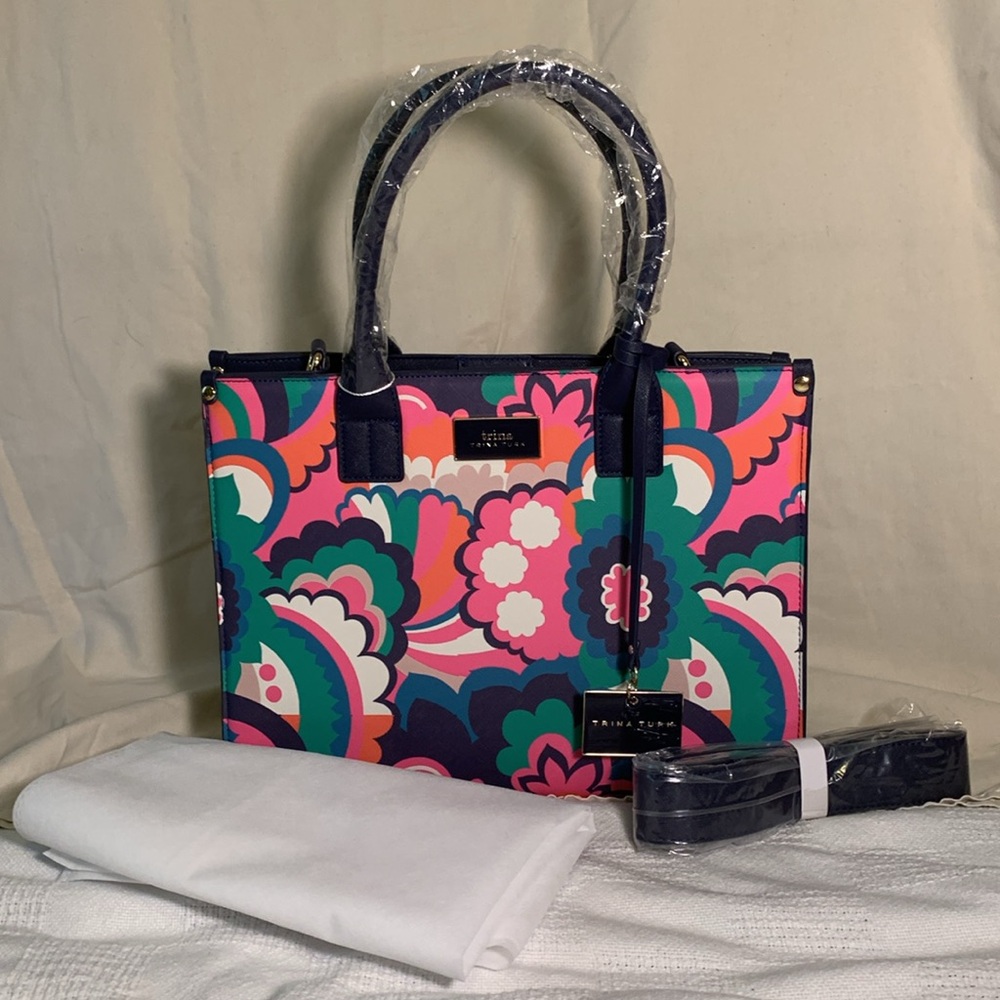 Trina Turk Colorful Floral Satchel